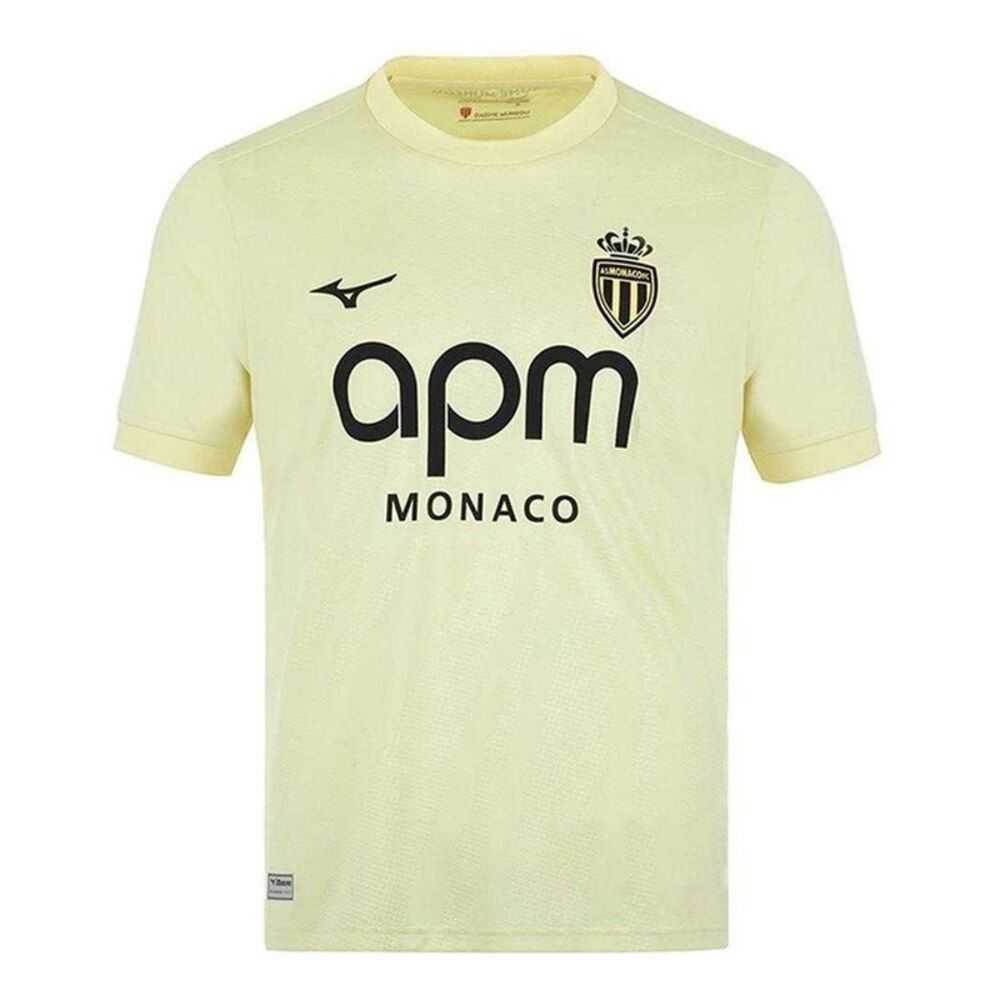 Mizuno Unisex Adult 25/26 AS Monaco Football Shirt / Yellow